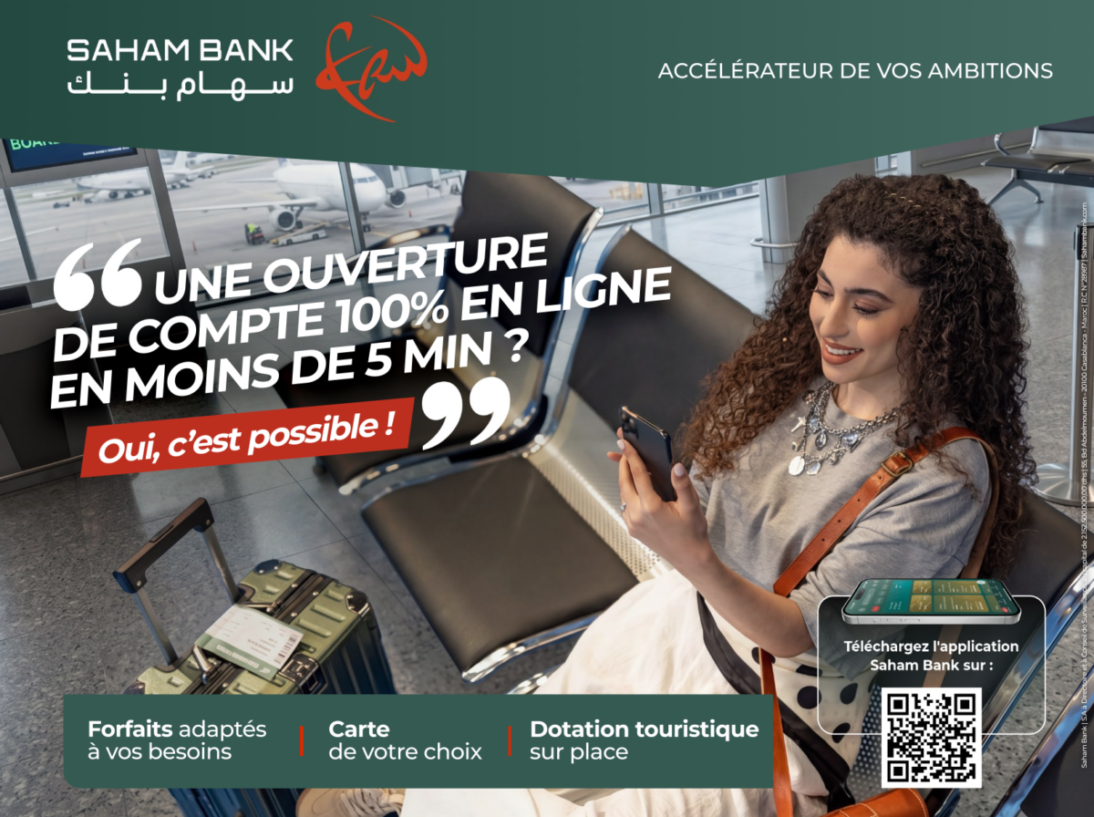Ouverture de compte bancaire en ligne : Saham Bank place la barre très haut